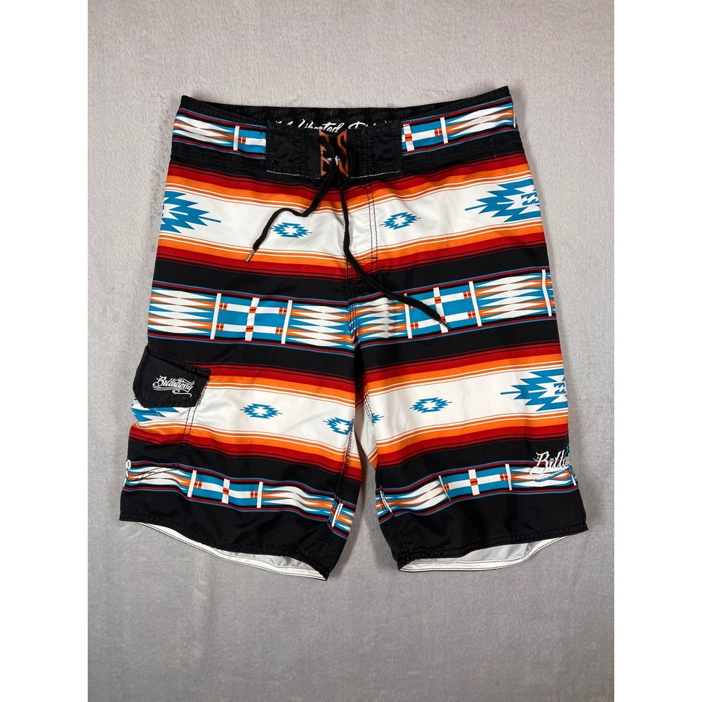 Billabong Mens Southwestern Pattern Board Shorts Surf Shorts Size 32